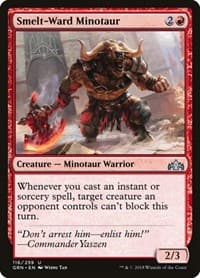 Smelt-Ward Minotaur - Guilds of Ravnica - Magic: The Gathering card