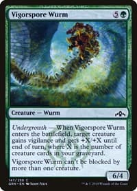 Vigorspore Wurm - Guilds of Ravnica - Magic: The Gathering card