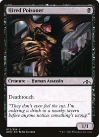 Hired Poisoner - Guilds of Ravnica - Magic: The Gathering card