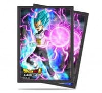 Dragon Balls Standard Deck Protectors - God Charge Vegeta (65-Pack) - Ultra Pro Card Sleeves - Card Sleeves card
