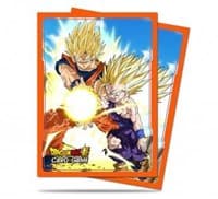 Dragon Balls Standard Deck Protectors - Father-Son Kamehameha (65-Pack) - Ultra Pro Card Sleeves - Card Sleeves card