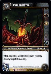 Demonslayer - March of the Legion - WoW card