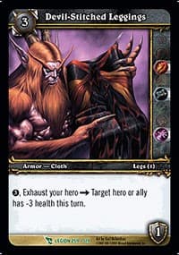 Devil-Stiched Leggings - March of the Legion - WoW card