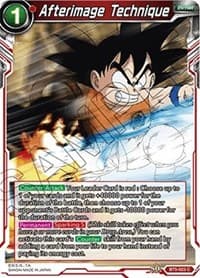Afterimage Technique - Miraculous Revival - Dragon Ball Super: Masters card