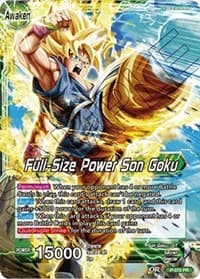 Son Goku // Full-Size Power Son Goku - Promotion Cards - Dragon Ball Super: Masters card