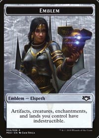Emblem - Elspeth, Knight-Errant - Mythic Edition: Guilds of Ravnica - Magic: The Gathering card