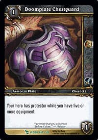 Doomplate Chestguard - March of the Legion - WoW card