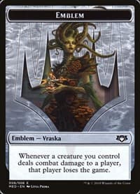 Emblem - Vraska, Golgari Queen - Mythic Edition: Guilds of Ravnica - Magic: The Gathering card