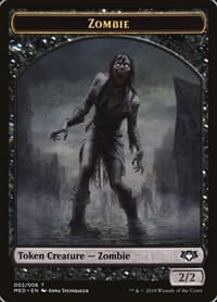 Zombie Token - Mythic Edition: Guilds of Ravnica - Magic: The Gathering card