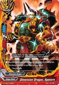 Dimension Dragon, Apostro - S-SS01: Lost Dimension - Future Card BuddyFight card
