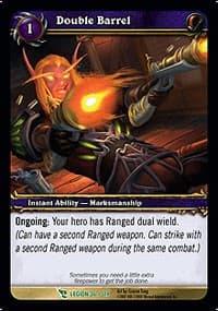 Double Barrel - March of the Legion - WoW card
