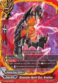 Dimension Spirit Gun, Krachea - S-SS01: Lost Dimension - Future Card BuddyFight card