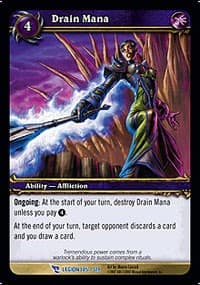 Drain Mana - March of the Legion - WoW card