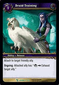 Druid Training - March of the Legion - WoW card