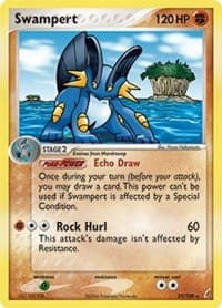 Swampert - 27/100 (EX Crystal Guardians) - Deck Exclusives - Pokemon card