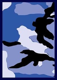 Gloss Sleeve - Blue Camo (50-Pack) - Legion Premium Supplies Card Sleeves - Card Sleeves card
