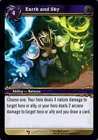 Earth and Sky - March of the Legion - WoW card