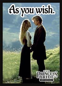 Double Matte Sleeve - Princess Bride: As You Wish (50-Pack) - Legion Premium Supplies Card Sleeves - Card Sleeves card