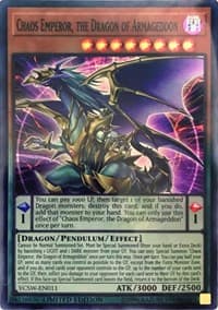 Chaos Emperor, the Dragon of Armageddon (SR) - Yu-Gi-Oh! Championship Series Prize Cards - YuGiOh card