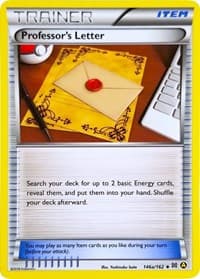 Professor's Letter - 146a/162 - Alternate Art Promos - Pokemon card