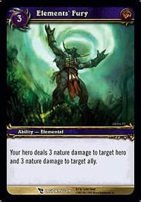 Elements' Fury - March of the Legion - WoW card