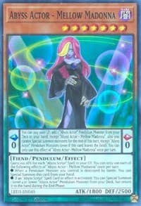 Abyss Actor - Mellow Madonna - Legendary Duelists: White Dragon Abyss - YuGiOh card