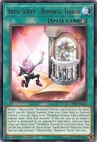 Abyss Script - Romantic Terror - Legendary Duelists: White Dragon Abyss - YuGiOh card