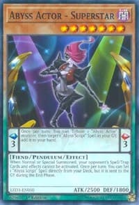 Abyss Actor - Superstar - Legendary Duelists: White Dragon Abyss - YuGiOh card