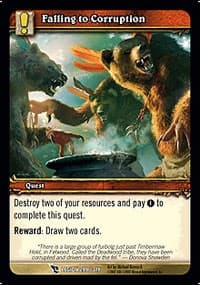 Falling to Corruption - March of the Legion - WoW card