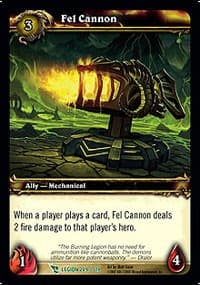 Fel Cannon - March of the Legion - WoW card