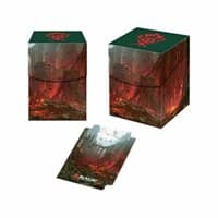 Guilds of Ravnica PRO-100+ Deck Box, Gruul Clans, for Magic - Ultra Pro Deck Boxes - Deck Boxes card