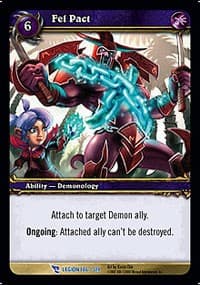Fel Pact - March of the Legion - WoW card