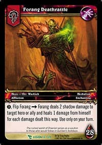 Forang Deathrattle - March of the Legion - WoW card