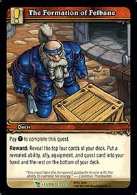 The Formation of Felbane - March of the Legion - WoW card