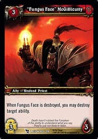"Fungus Face" McGillicutty - March of the Legion - WoW card