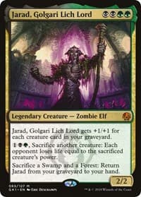 Jarad, Golgari Lich Lord - Guilds of Ravnica: Guild Kits - Magic: The Gathering card