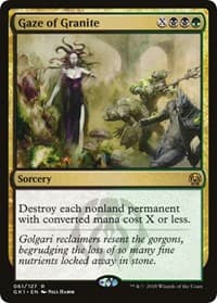 Gaze of Granite - Guilds of Ravnica: Guild Kits - Magic: The Gathering card