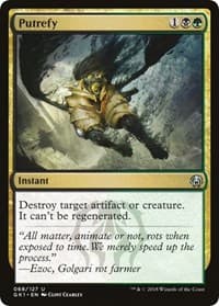 Putrefy - Guilds of Ravnica: Guild Kits - Magic: The Gathering card