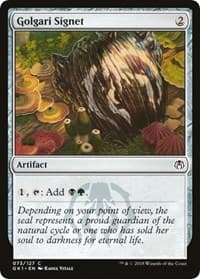 Golgari Signet - Guilds of Ravnica: Guild Kits - Magic: The Gathering card