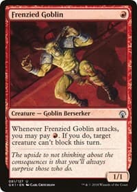 Frenzied Goblin - Guilds of Ravnica: Guild Kits - Magic: The Gathering card