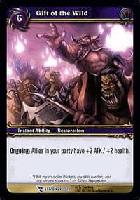 Gift of the Wild - March of the Legion - WoW card
