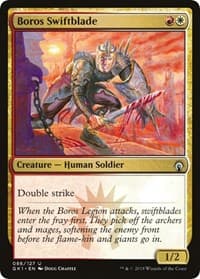 Boros Swiftblade - Guilds of Ravnica: Guild Kits - Magic: The Gathering card