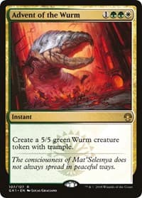 Advent of the Wurm - Guilds of Ravnica: Guild Kits - Magic: The Gathering card