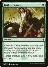 Gather Courage - Guilds of Ravnica: Guild Kits - Magic: The Gathering card