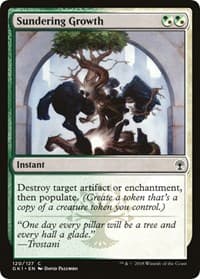 Sundering Growth - Guilds of Ravnica: Guild Kits - Magic: The Gathering card