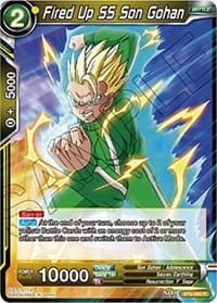 Fired Up SS Son Gohan - Miraculous Revival - Dragon Ball Super: Masters card