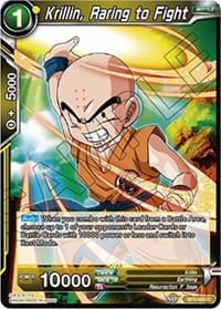 Krillin, Raring to Fight - Miraculous Revival - Dragon Ball Super: Masters card