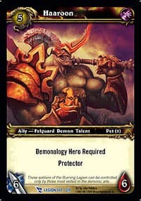 Haaroon - March of the Legion - WoW card