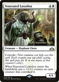 Venerated Loxodon - Prerelease Cards - Magic: The Gathering card