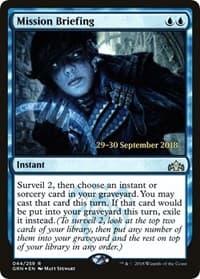 Mission Briefing - Prerelease Cards - Magic: The Gathering card